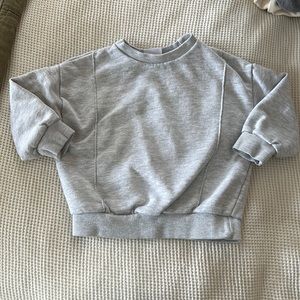 Zara gray sweatshirt - 12-18 months